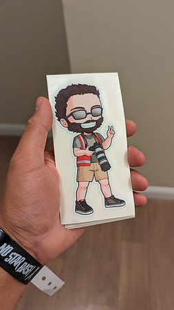 Actual sticker.
